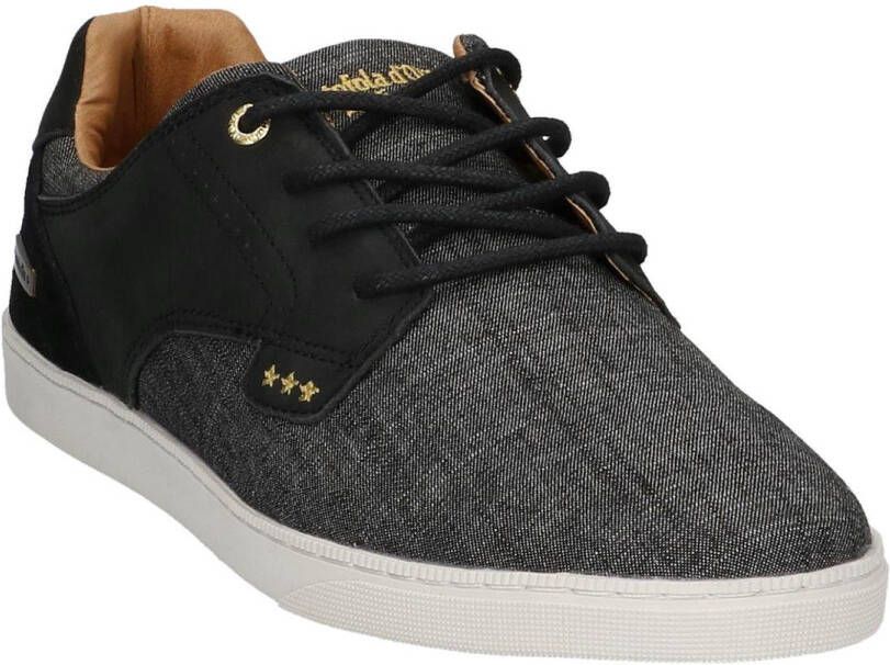 Pantofola d'Oro Comacchio Low Casual schoen veter Heren Zwart;Zwarte 25Y -Black