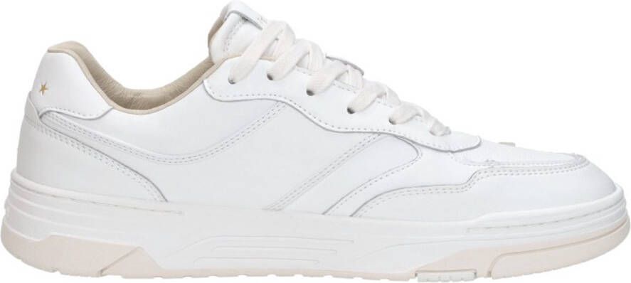 Pantofola d'Oro Delle Sneakers Leren Sneaker Heren Wit