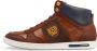 Pantofola d'Oro Sneakers in bruin voor Heren Milito Uomo Mid - Thumbnail 1