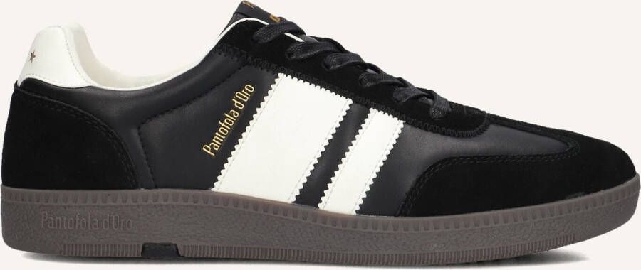 Pantofola d'Oro Astra Sneakers Heren Leren Sneaker Zwart