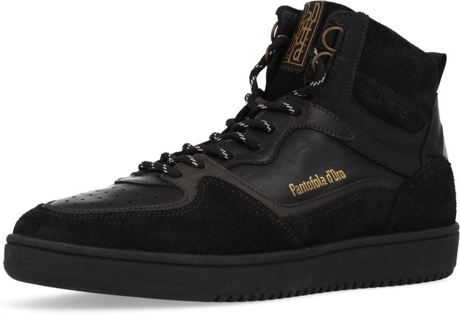 Pantofola d'Oro Baveno High Veterschoenen Hoog Zwart - Foto 4