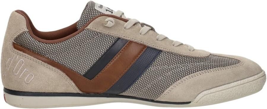 Pantofola d'Oro Vasto Sneakers Heren Leren Sneaker Beige