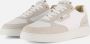 Pantofola d'Oro Piemonte Low leren sneakers beige wit - Thumbnail 2