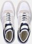 Pantofola D'Oro Velours Leren Sneakers met Klassieke Stijl White Heren - Thumbnail 1