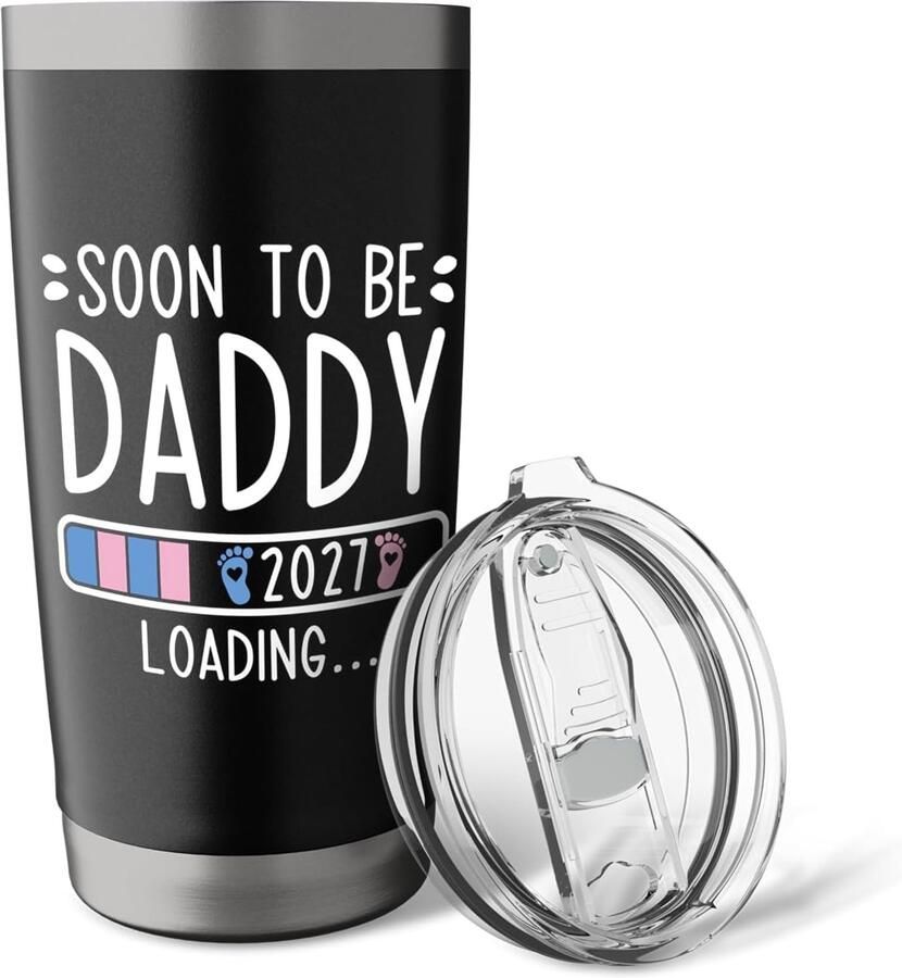 Papa 2027 Zwangerschapsaankondiging 2027 Thermobeker