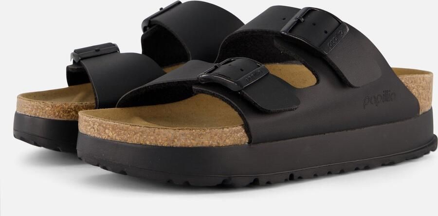 BIRKENSTOCK Slippers Dames Arizona Platform Dames Maat: 35 Materiaal: Kunststof Kleur: Zwart - Foto 3