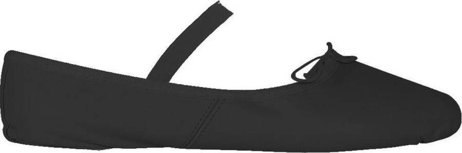 Papillon PA1000-900 Balletschoenen Dames en Meisjes — Zwart met volledige suède zool — Volledig van leer — Zwart — - Foto 5