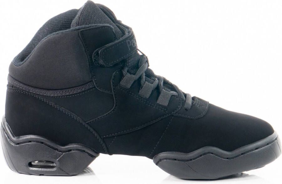 Papillon Danssneakers Nubuck Leer Zwart Hiphop Jazz Streetdance (let op: valt Klein!!)