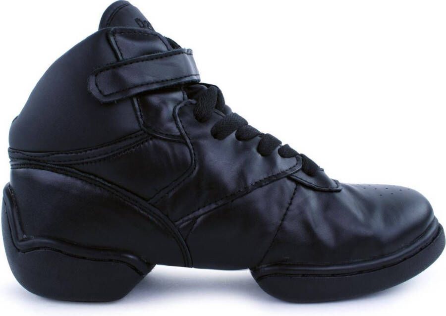 Papillon Danssneakers Heren PA1500 Hoge Danssneakers Leer Unisex Zwart - Foto 4