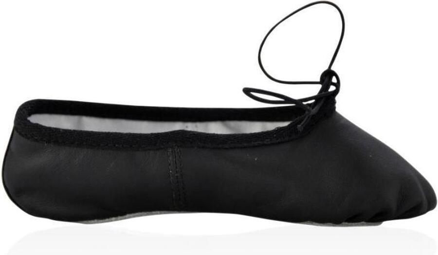 Papillon PA1000-900 Balletschoenen Dames en Meisjes — Zwart met volledige suède zool — Volledig van leer — Zwart