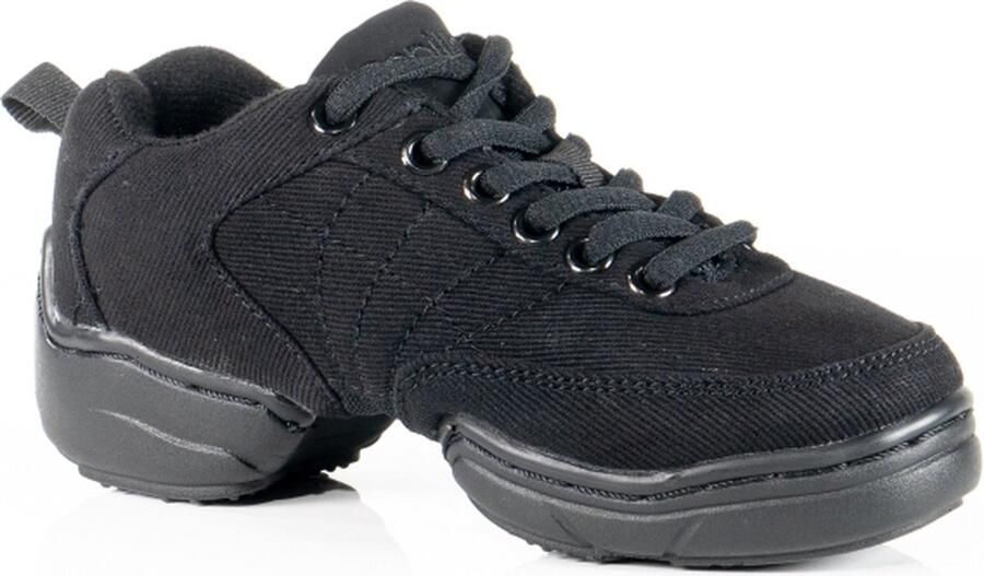 Papillon Danssneakers Dames PA1513 Lage Dans Sneakers Canvas Zwart Sportschoenen - Foto 4