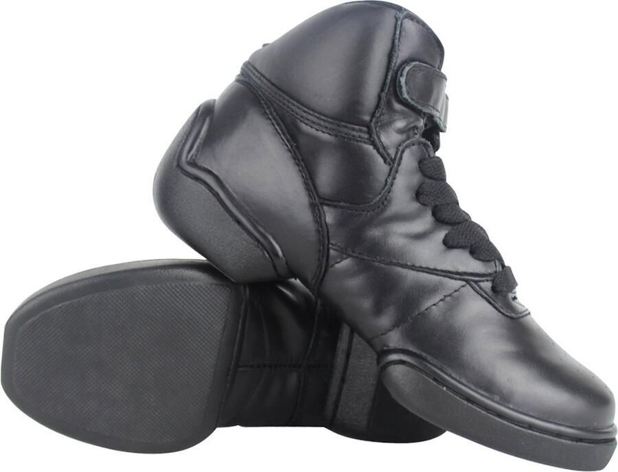 Papillon Danssneakers Heren PA1500 Hoge Danssneakers Leer Unisex Zwart - Foto 3