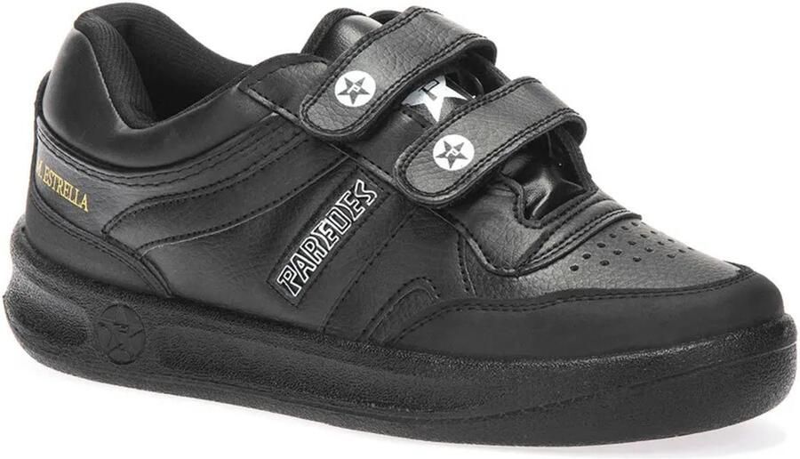 Paredes Estrella Piel Velcro Schoenen Zwart Man
