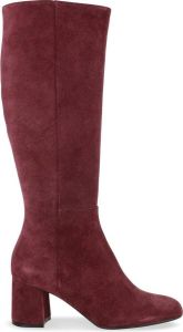 Passi in Capolavori Gwen lange laars Burgundy suede