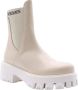 PATRIZIA PEPE Ocean Sand Laarzen met Logo Applicaties Beige Dames - Thumbnail 1