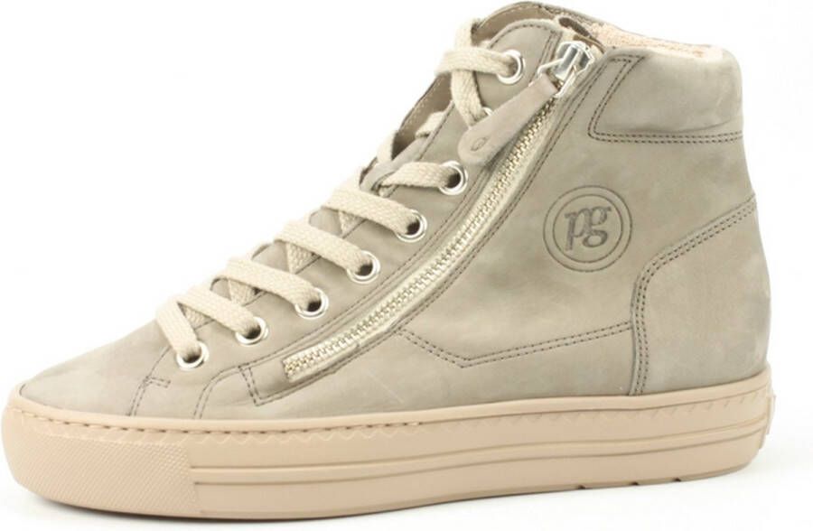 Paul Green Plateausneakers lace-up boots high top sneaker with practical outer zipper
