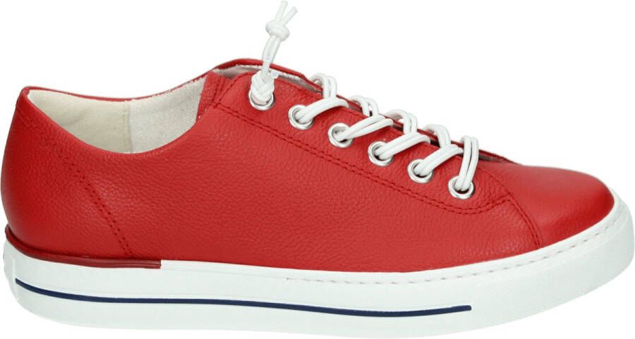 Paul Green 4081~~~~~~~~~~~~~~~~~~~~~~~~~~ Lage sneakersDames sneakers Rood