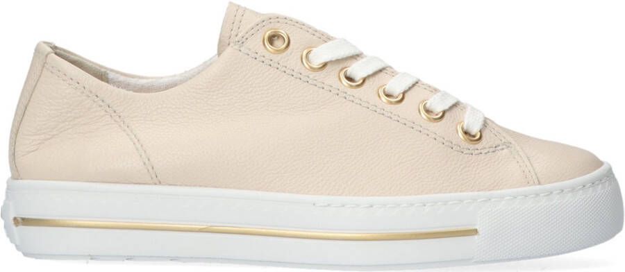 Paul Green 4704 Lage sneakers Leren Sneaker Dames Beige