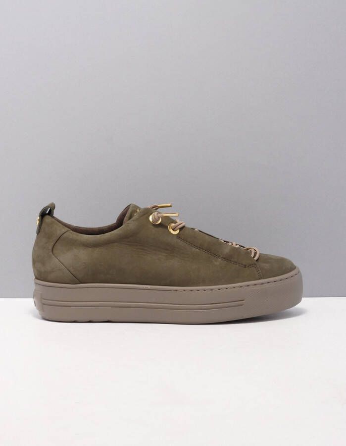 Paul Green Bekijk hier de 5017 132 ROYAL NUBUK OLIVE van by SHUZ sneakers lage-sneakers dames 132 ROYAL NUBUK OLIVE Nubuck