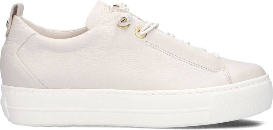PAUL GREEN Lage Sneakers Dames 5017 Maat: 42 5 Materiaal: Leer Kleur: Wit