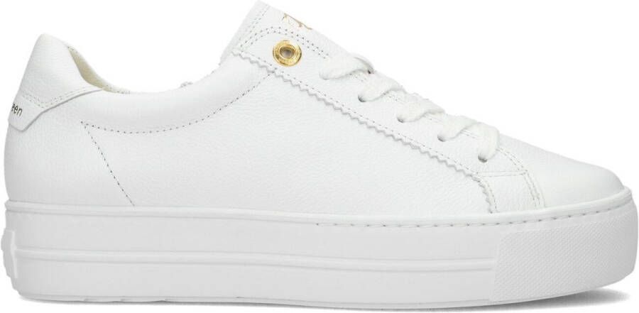 PAUL GREEN Lage Sneakers Dames 5241 Maat: 37 Materiaal: Leer Kleur: Wit - Foto 4
