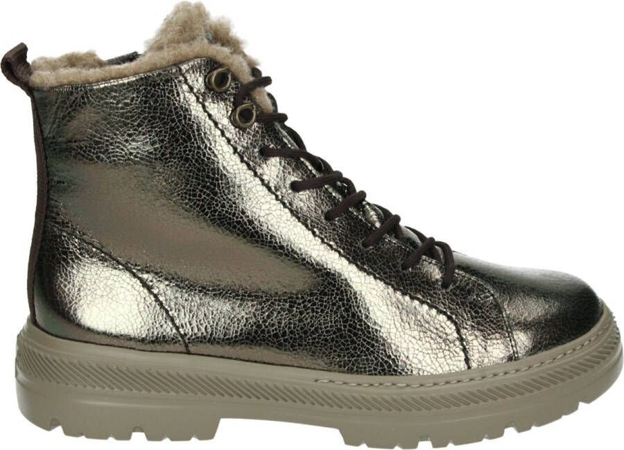 Paul Green 5287~~~~~~~~~~~~~~~~~~~~~~~~~~ Hoge sneakersVeterlaarzenDames veterschoenenDames sneakersHalf-hoge schoenen Metallics