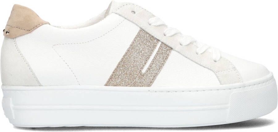 PAUL GREEN Lage Sneakers Dames 5330 Maat: 41 Materiaal: Leer Kleur: Wit