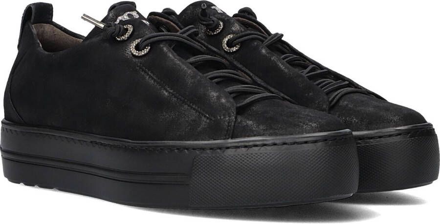 PAUL GREEN Lage Sneakers Dames 5417 Maat: 40 5 Materiaal: Suède Kleur: Zwart
