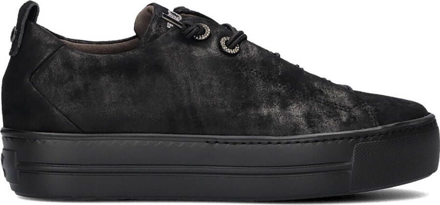 PAUL GREEN Lage Sneakers Dames 5417 Maat: 42 5 Materiaal: Suède Kleur: Zwart