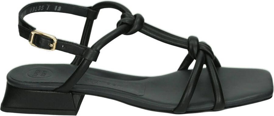 Paul Green 6036~~~~~~~~~~~~~~~~~~~~~~~~~~ Platte sandalenDames Sandalen Zwart
