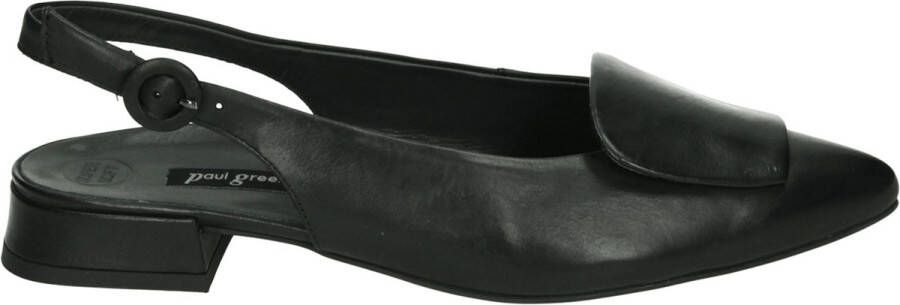 PAUL GREEN Slingbacks Dames 6090 Maat: 38 Materiaal: Leer Kleur: Zwart - Foto 3