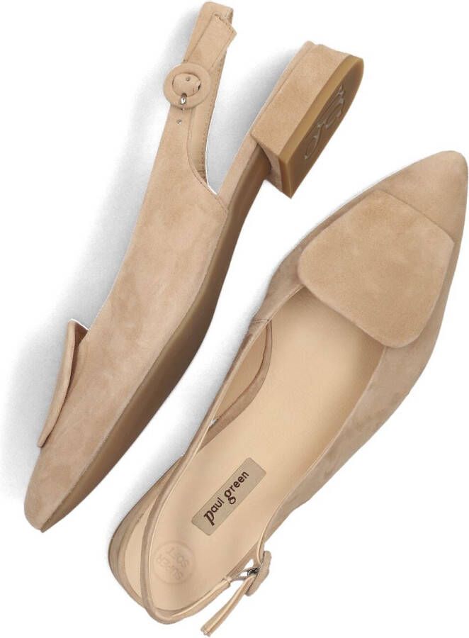 PAUL GREEN Slingbacks Dames 6090 Maat: 40 Materiaal: Suède Kleur: Beige - Foto 2