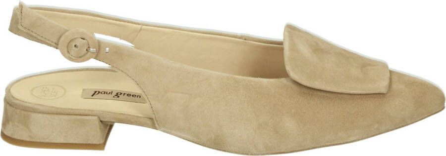 PAUL GREEN Slingbacks Dames 6090 Maat: 40 Materiaal: Suède Kleur: Beige - Foto 2