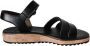Paul Green 6112~~~~~~~~~~~~~~~~~~~~~~~~~~ Platte sandalenDames Sandalen Zwart - Thumbnail 1