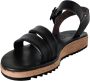 Paul Green 6112~~~~~~~~~~~~~~~~~~~~~~~~~~ Platte sandalenDames Sandalen Zwart - Thumbnail 5