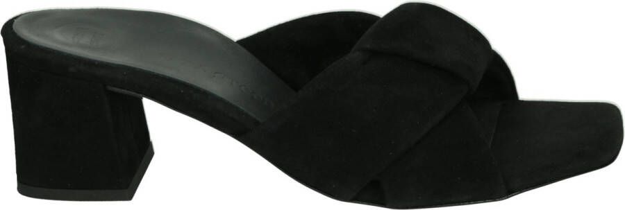 Paul Green 6127~~~~~~~~~~~~~~~~~~~~~~~~~~ Dames slippers Zwart