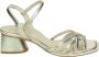 Paul Green 6181~~~~~~~~~~~~~~~~~~~~~~~~~~ Sandalen met hak Metallics - Thumbnail 1
