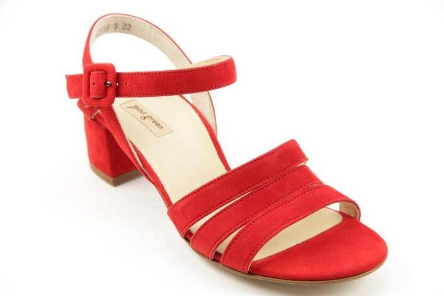 Paul Green Rode sleehak sandalen voor vrouwen