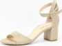 Bruin Tinten 7469 Sandalen Dames Beige - Thumbnail 5