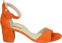 Paul Green 7469~~~~~~~~~~~~~~~~~~~~~~~~~~ Sandalen met hakDames Sandalen Oranje - Thumbnail 1