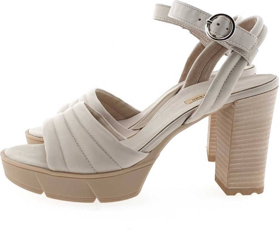 Paul Green 7928~~~~~~~~~~~~~~~~~~~~~~~~~~ Sandalen met hakDames Sandalen Wit beige