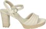 Paul Green 7928~~~~~~~~~~~~~~~~~~~~~~~~~~ Sandalen met hakDames Sandalen Wit beige - Thumbnail 1