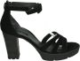 Paul Green 7930~~~~~~~~~~~~~~~~~~~~~~~~~~ Sandalen met hakDames Sandalen Zwart - Thumbnail 2