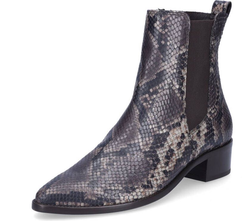 Paul Green 8271 Enkellaarsjes Enkelboots met rits Dames Bruin