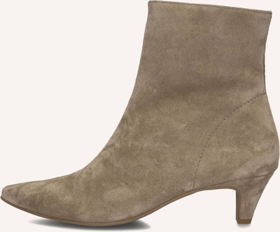 Paul Green 8288 Enkellaarsjes Enkelboots met rits Dames Camel