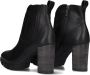 Paul Green 9033 Enkellaarsjes Enkelboots met rits Dames Zwart - Thumbnail 2