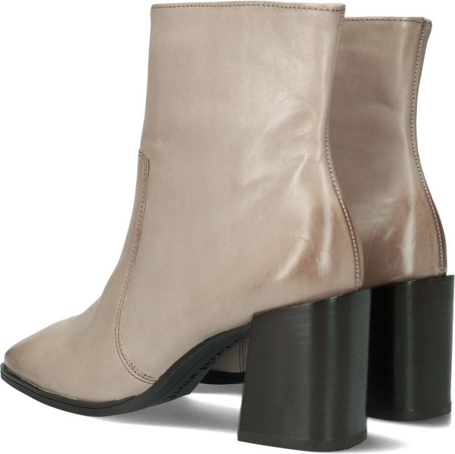 Paul Green 9076 Enkellaarsjes Enkelboots met rits Dames Taupe