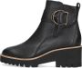 PAUL GREEN Enkellaarsjes Dames 9763 Maat: 42 5 Materiaal: Leer Kleur: Zwart - Thumbnail 2