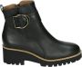 PAUL GREEN Enkellaarsjes Dames 9763 Maat: 39 Materiaal: Leer Kleur: Zwart - Thumbnail 2