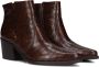 PAUL GREEN Enkellaarsjes Dames 9780 Maat: 42 Materiaal: Leer Kleur: Bruin - Thumbnail 2